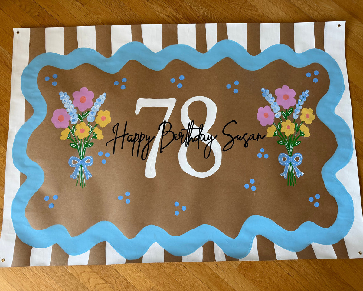 Custom Painted Banner