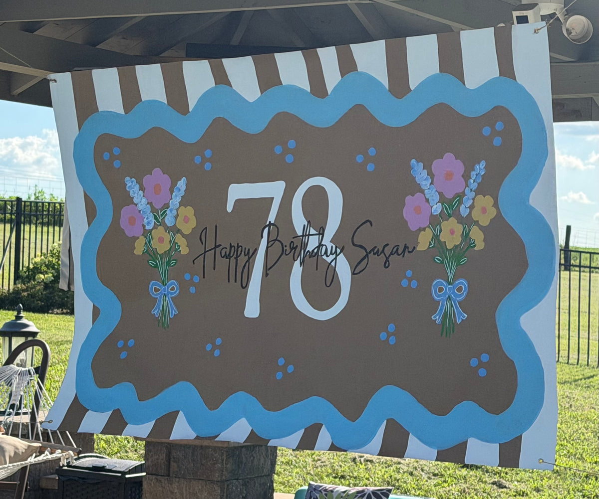 Custom Painted Banner