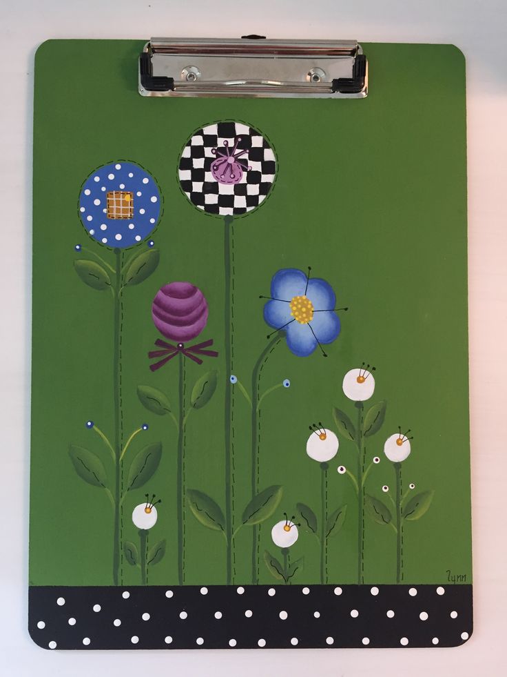 Custom Painted Clipboard