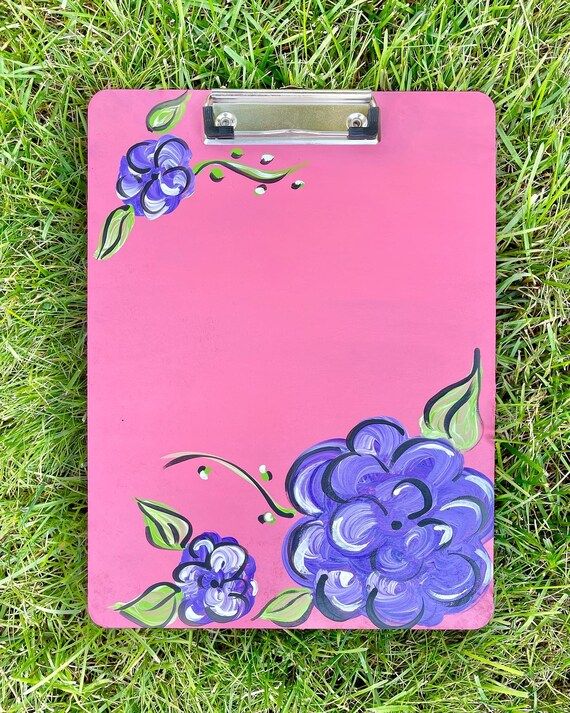 Custom Painted Clipboard