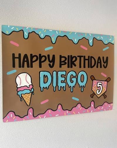 Custom Painted Banner